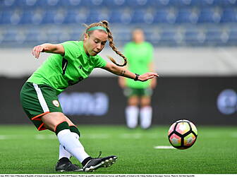 The Irish striker making it as...